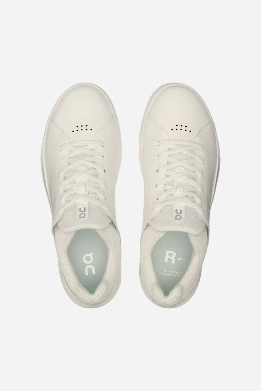 On Running Mens The Roger Advantage 2 in All White