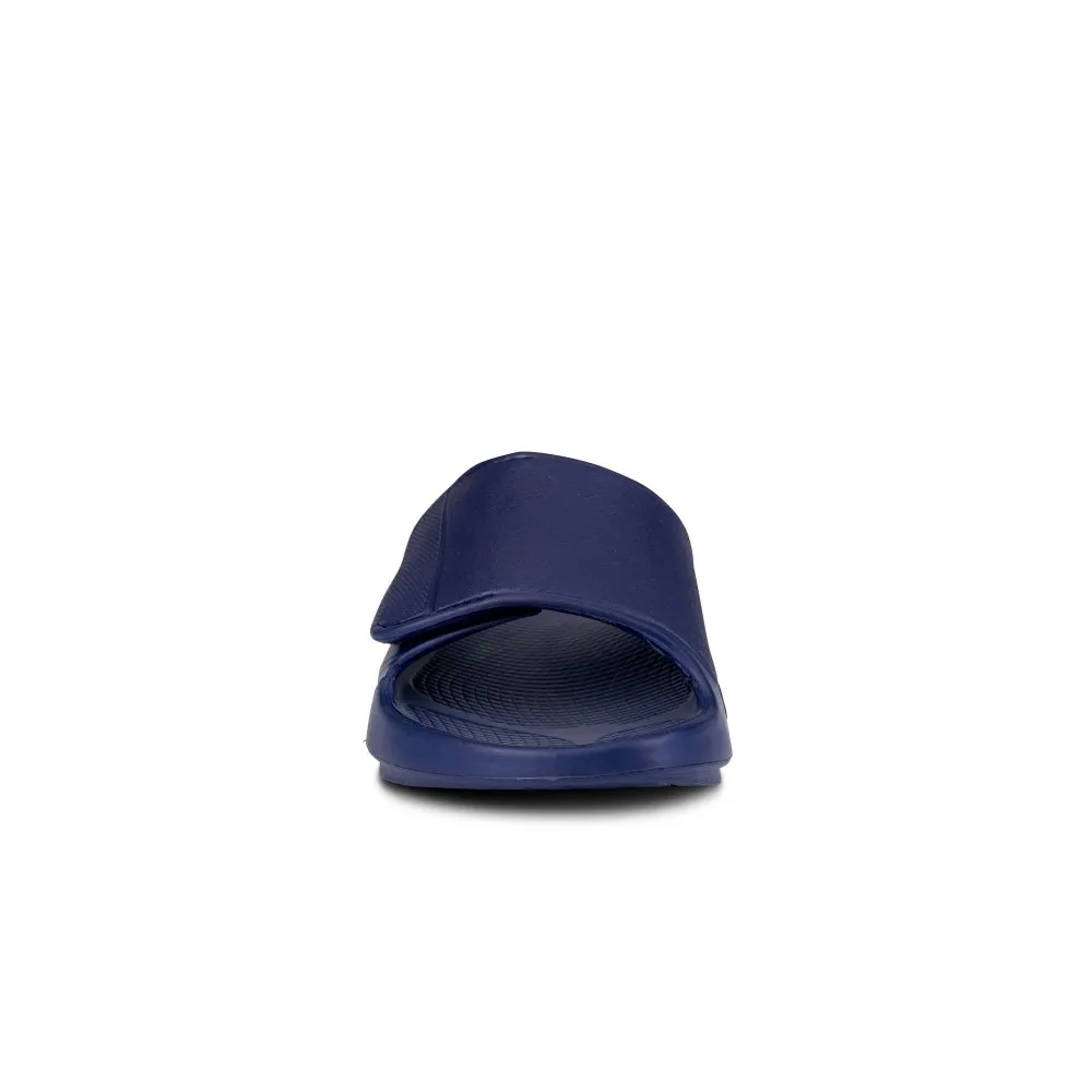 Oofos OOahh Sport Flex Slide - Navy