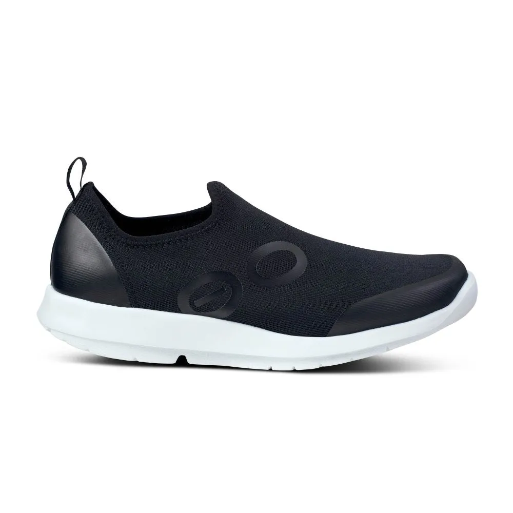 Oofos Women's OOmg Sport Low - White & Black