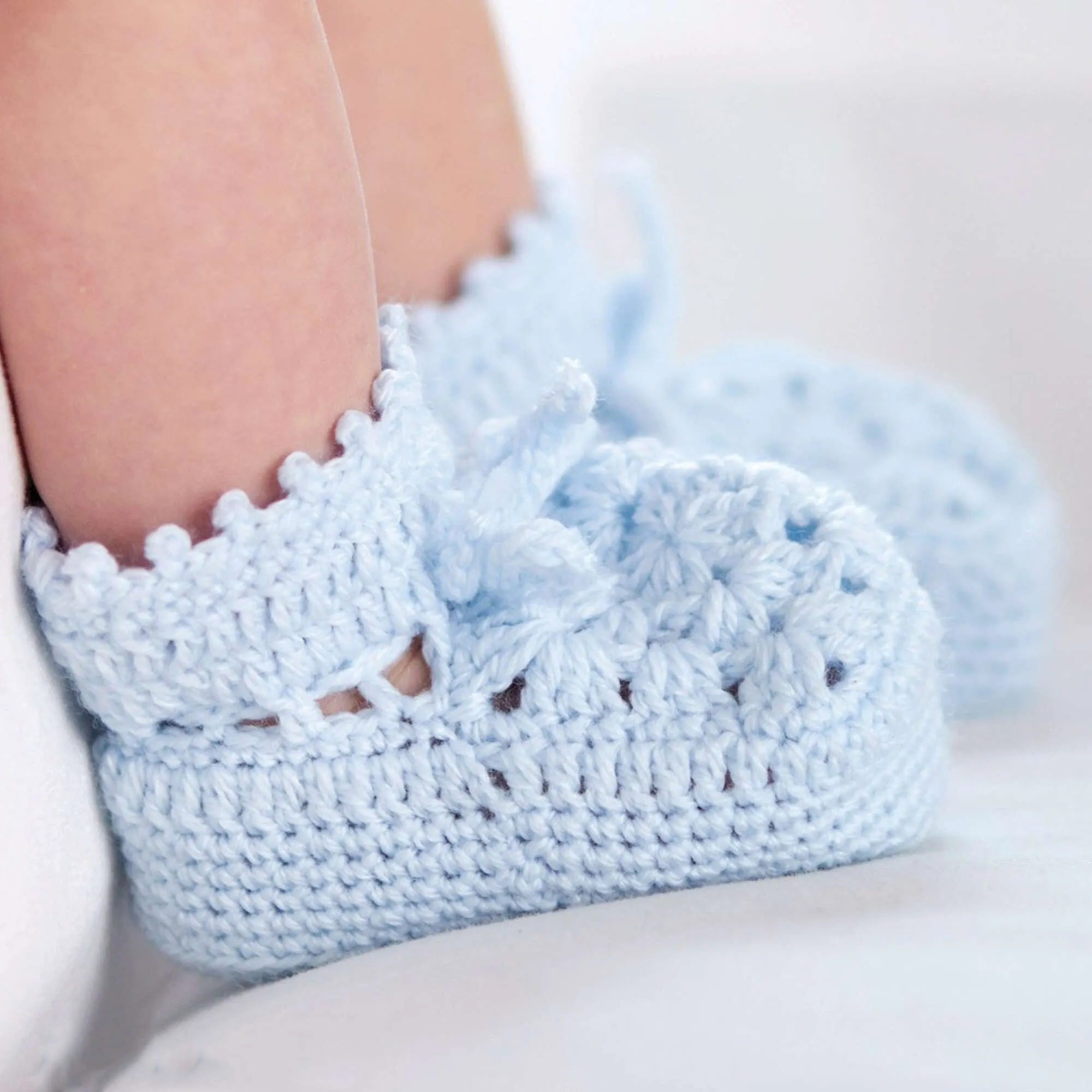 Patons Granny Motif Crochet Booties