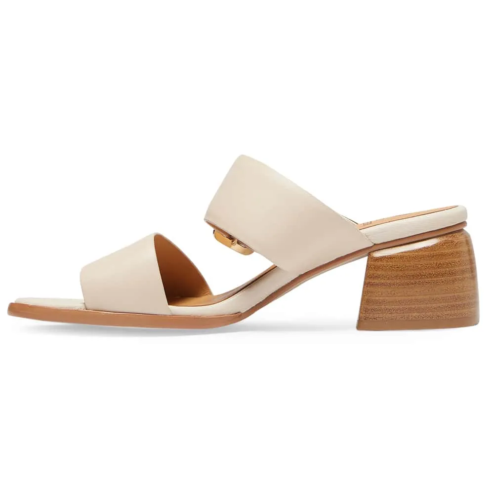 Percy Heel in Nude Leather