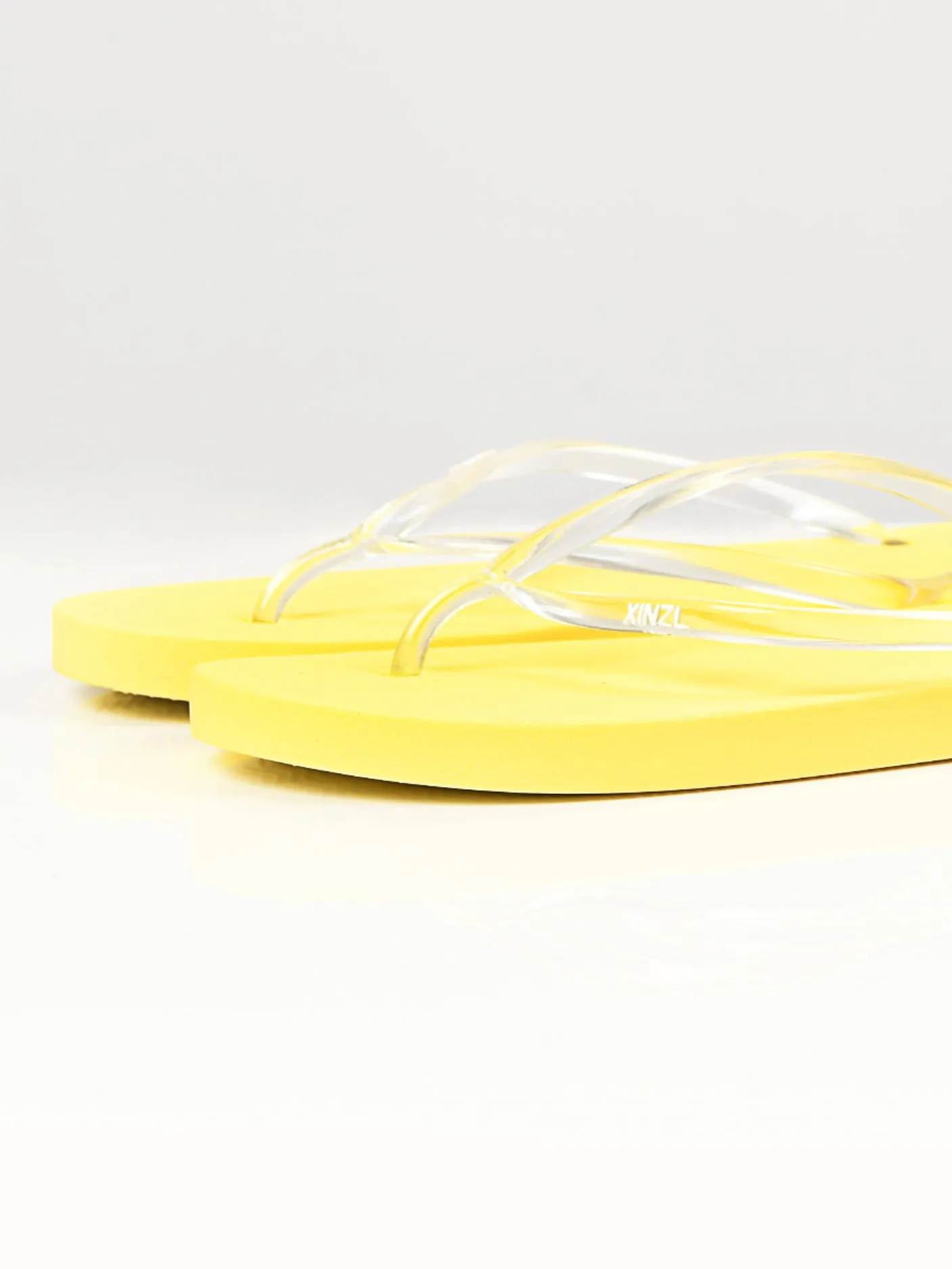 Plain Flip Flops - Yellow