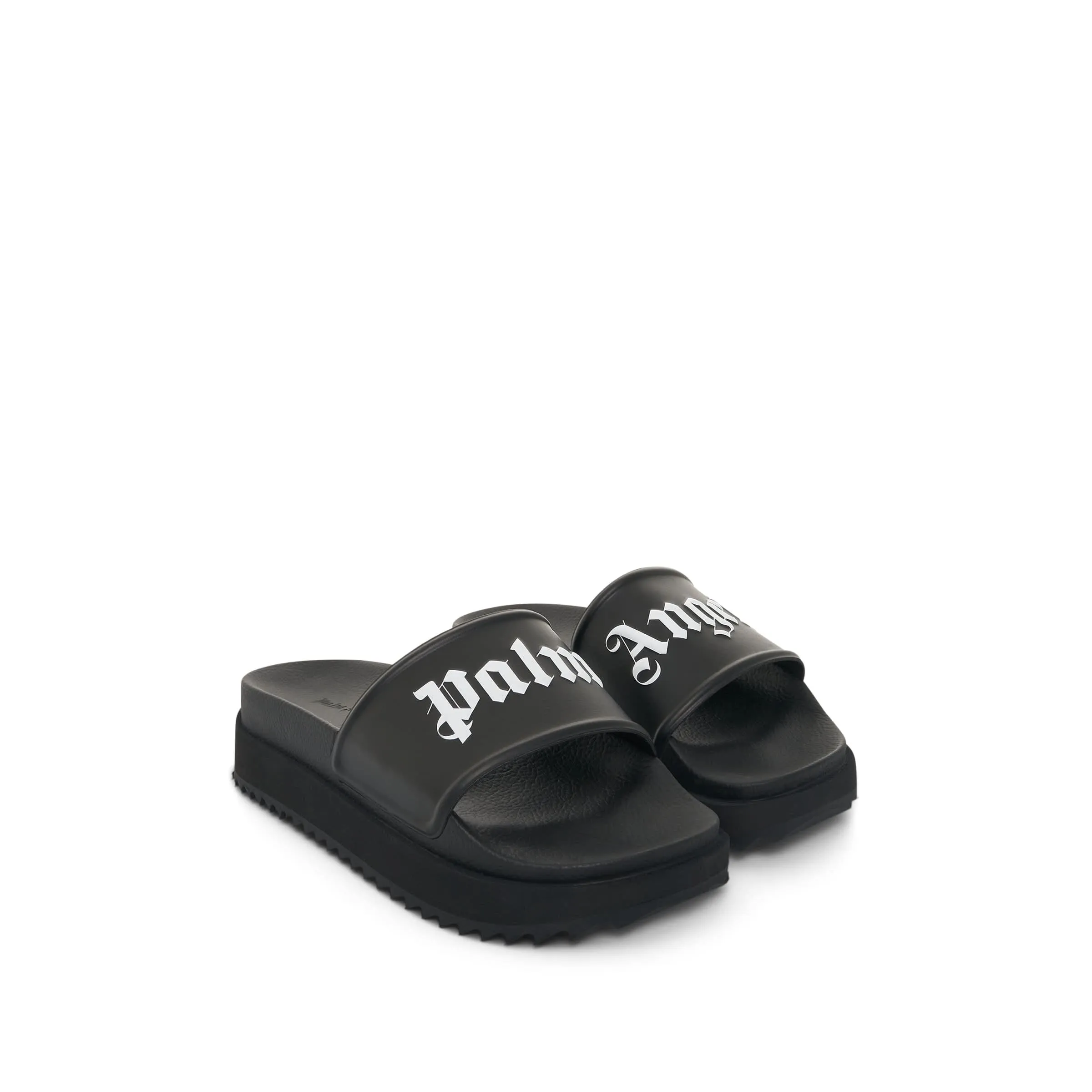 Platform Slide in Black/White