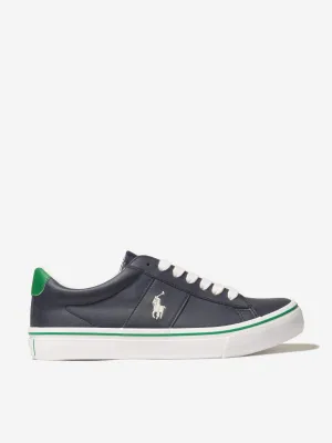 Ralph Lauren Boys Sayer Trainers in Navy