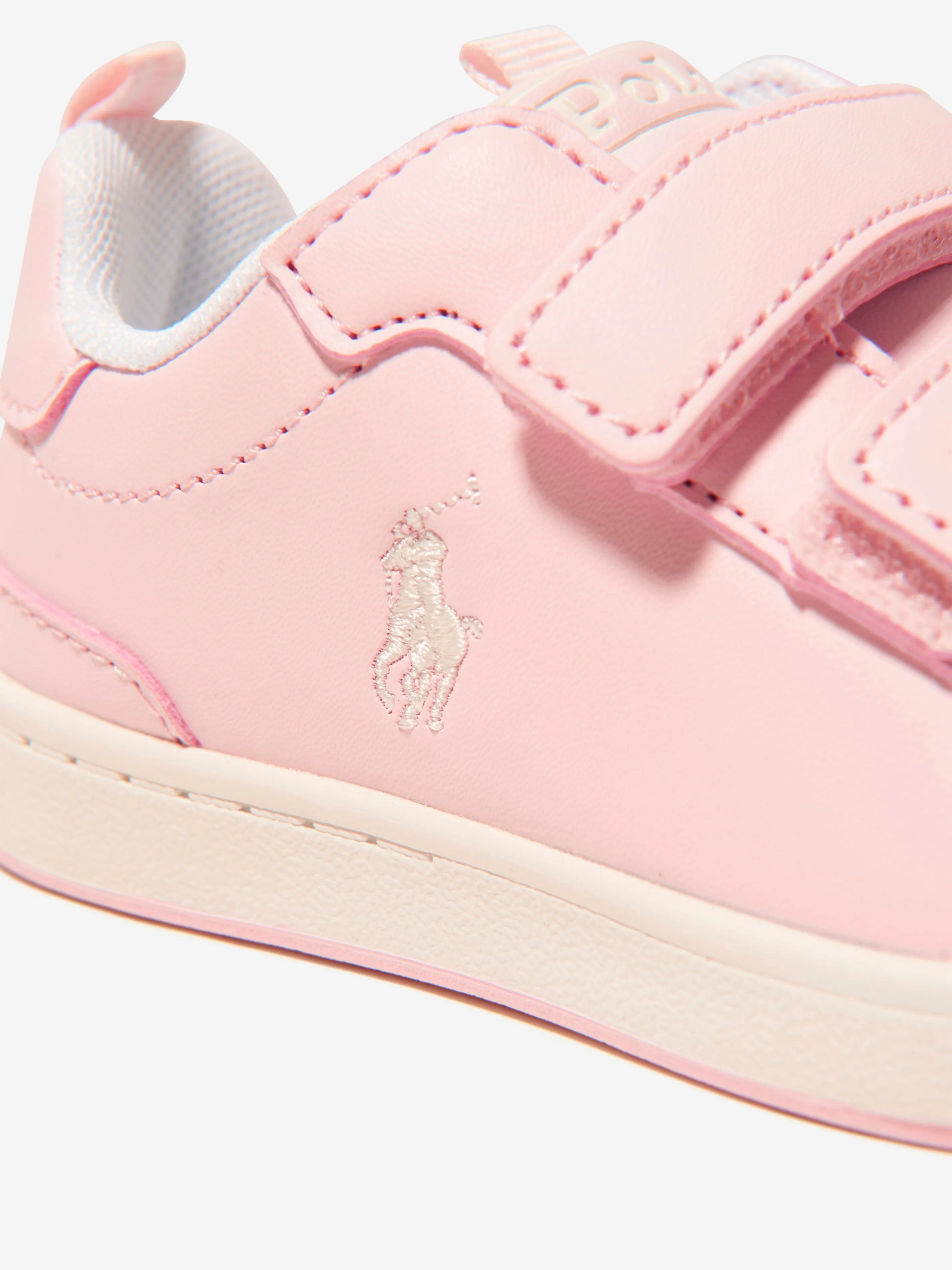 Ralph Lauren Girls Heritage Court EZ Trainers