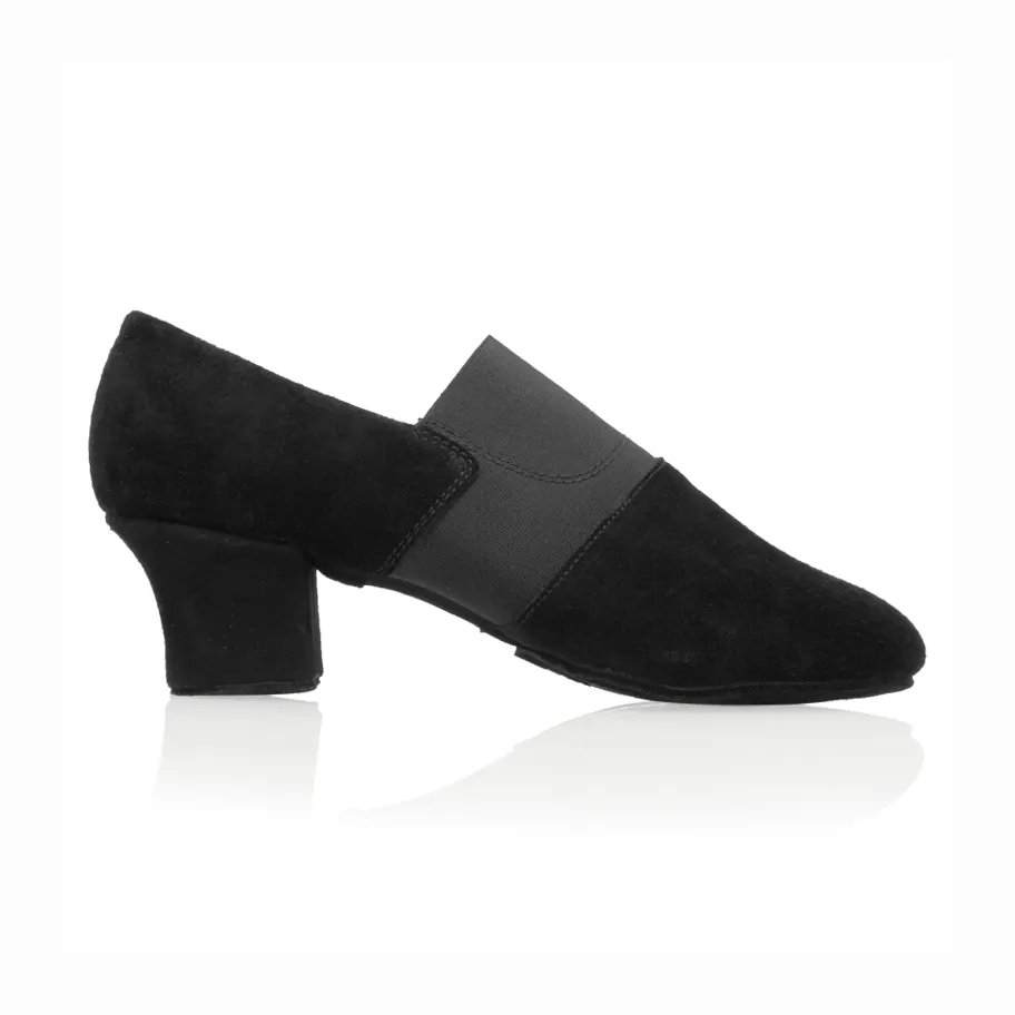 Ray Rose / Artsport: Luna | Black Suede/Elastic | 2.0" Notched