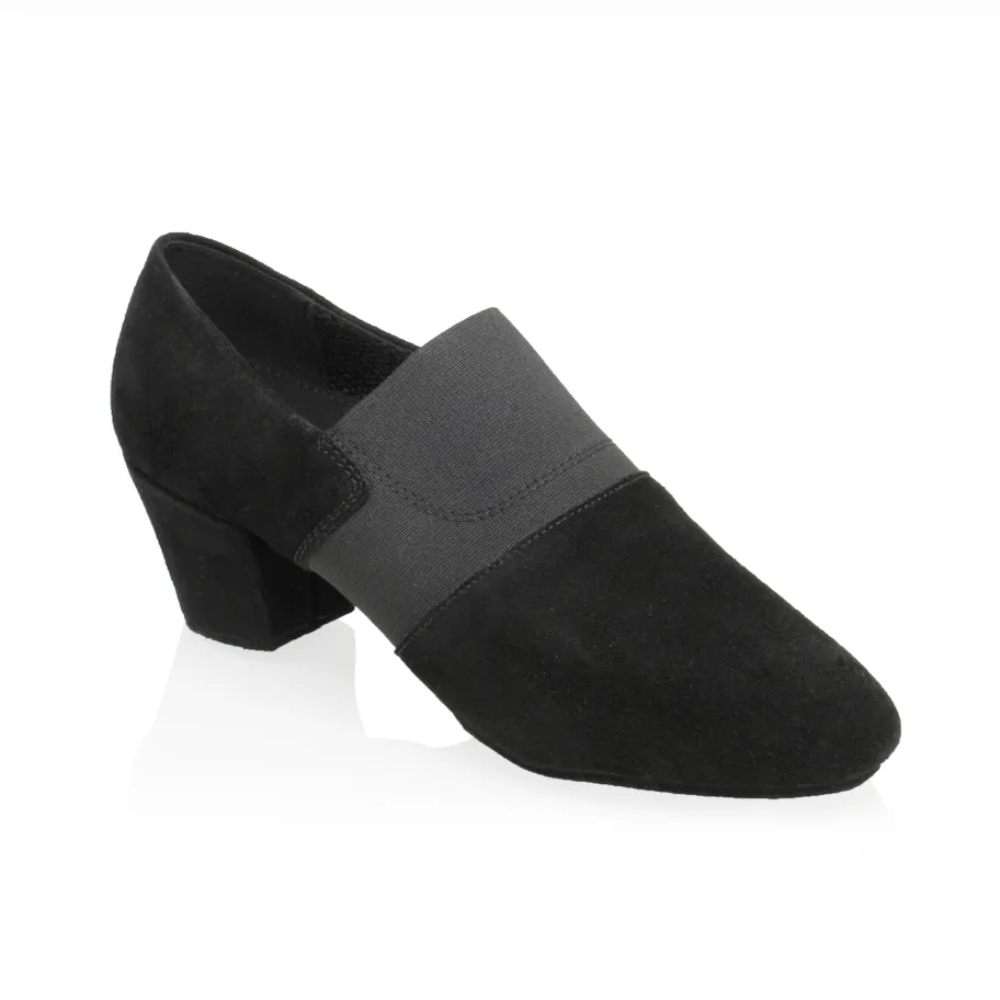 Ray Rose / Artsport: Luna | Black Suede/Elastic | 2.0" Notched