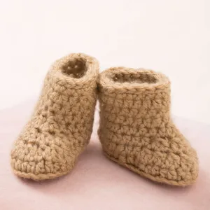 Red Heart Crochet Warm Baby Boots