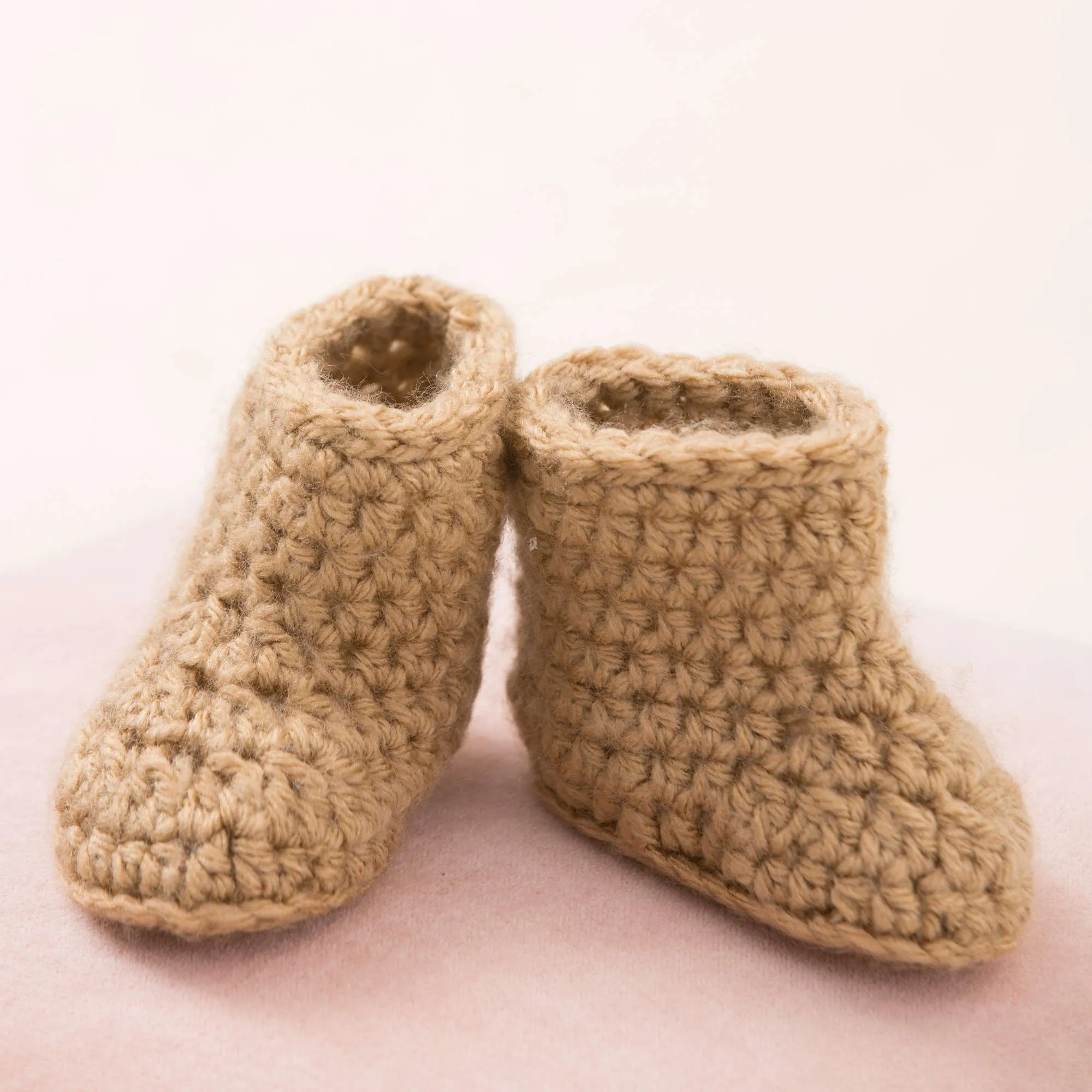 Red Heart Crochet Warm Baby Boots