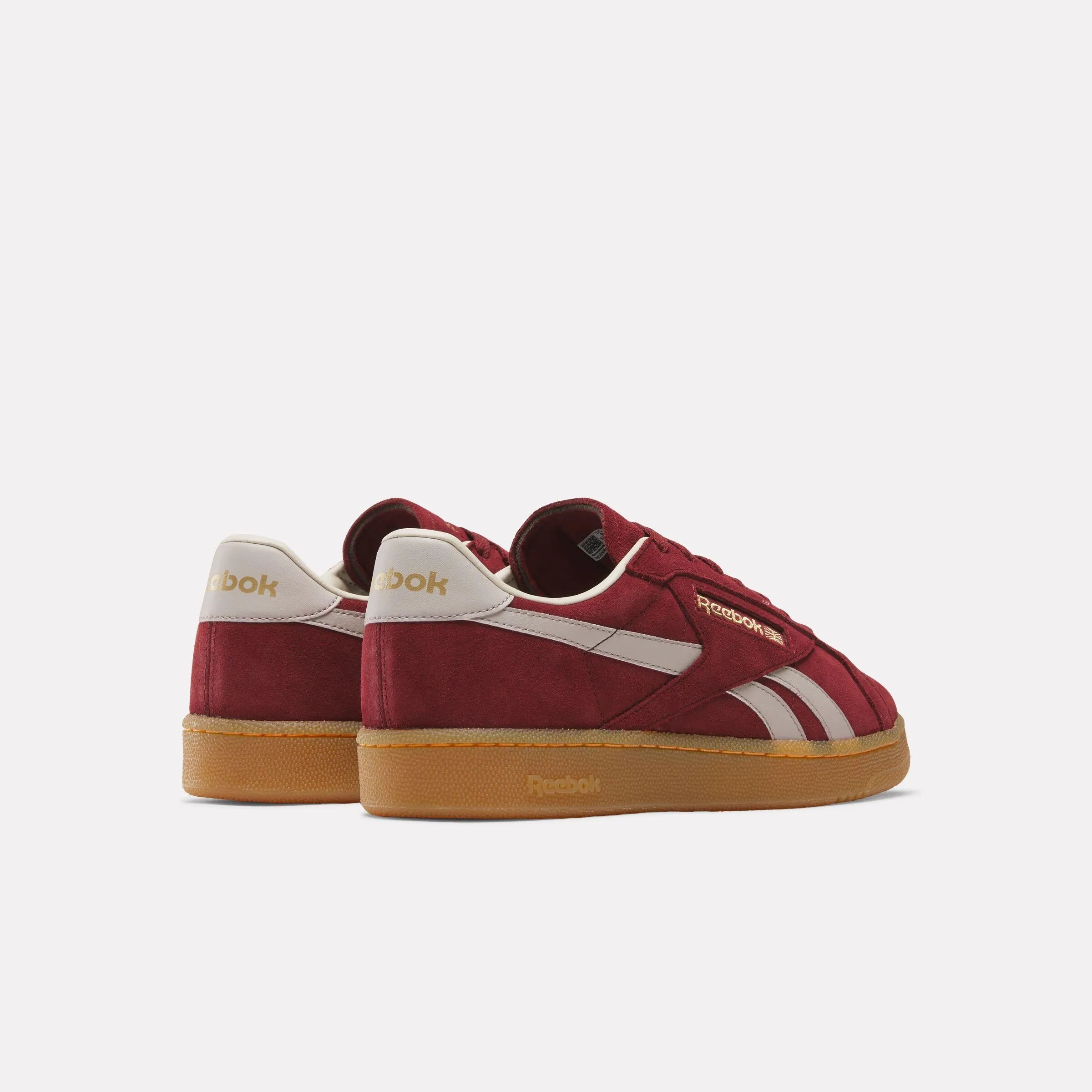 Reebok Footwear Men Club C Grounds UK Shoes RICHMAROOON/MOONSTONE/RBKBRASS