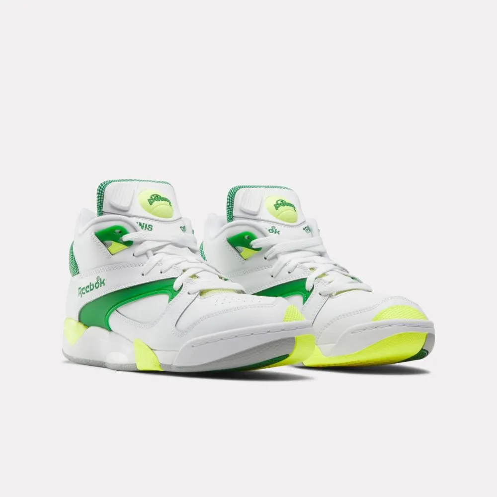 Reebok Footwear Men Court Victory Pump Shoes FTWWHT/GLEGRN/SOACYE