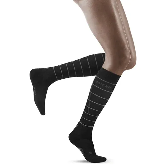 Reflective Tall Compression Socks Women's