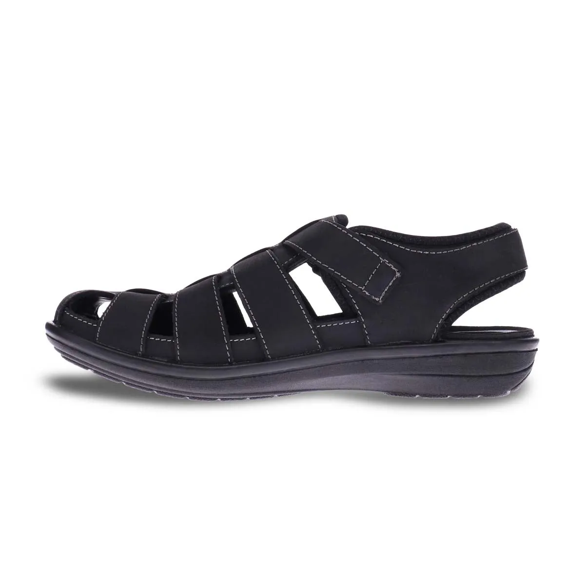 Revere Amsterdam Men Sandals In Oiled Black