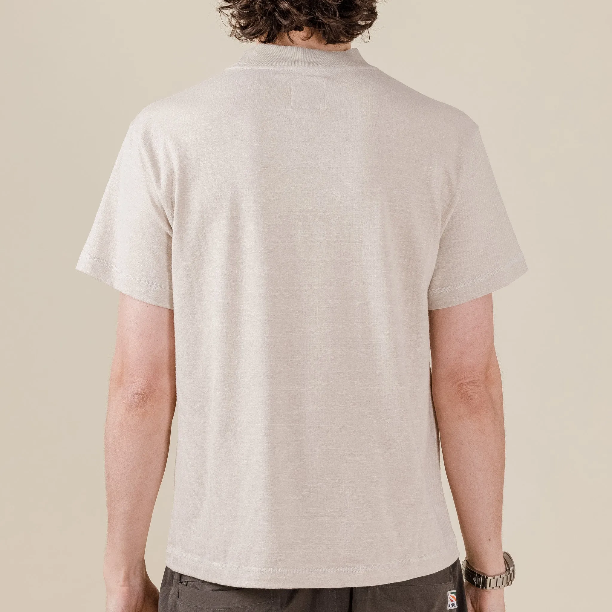 Roa Hiking - Supima & Hemp T-Shirt - Oatmeal