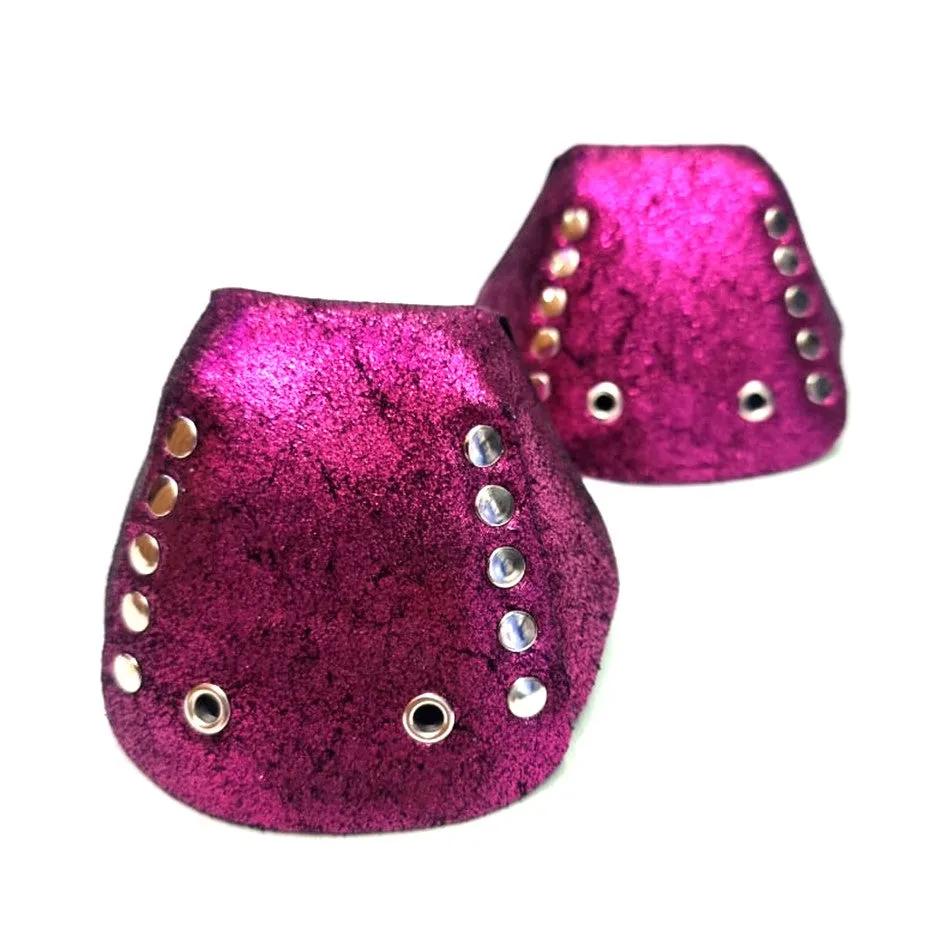 Rollerstuff Fuchsia Glitter Toe Caps