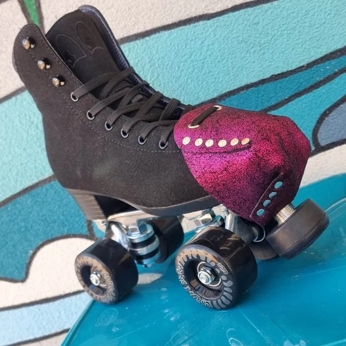 Rollerstuff Fuchsia Glitter Toe Caps