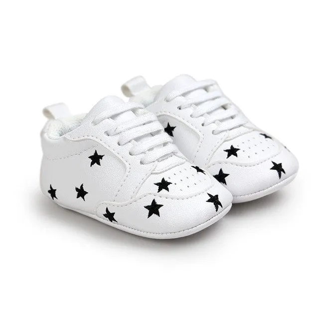 ROMIRUS Soft Bottom Fashion Sneakers Baby Boys Girls First Walkers Baby Indoor Non-slop Toddler Shoes