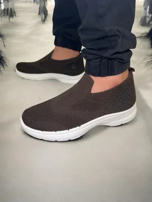 SHIDaQIN Sport Slip-On Knit Sneakers