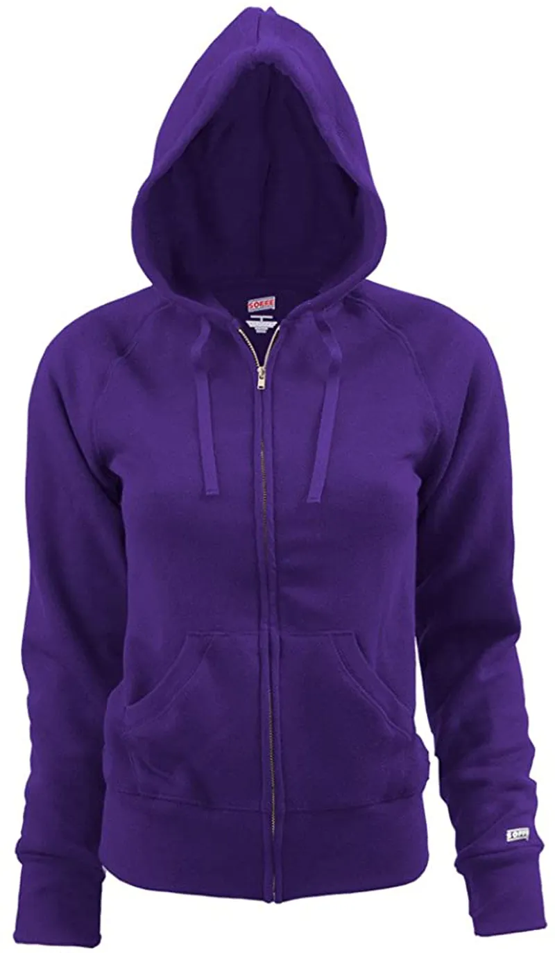 Soffe Women's Rugby Zip Hoodie