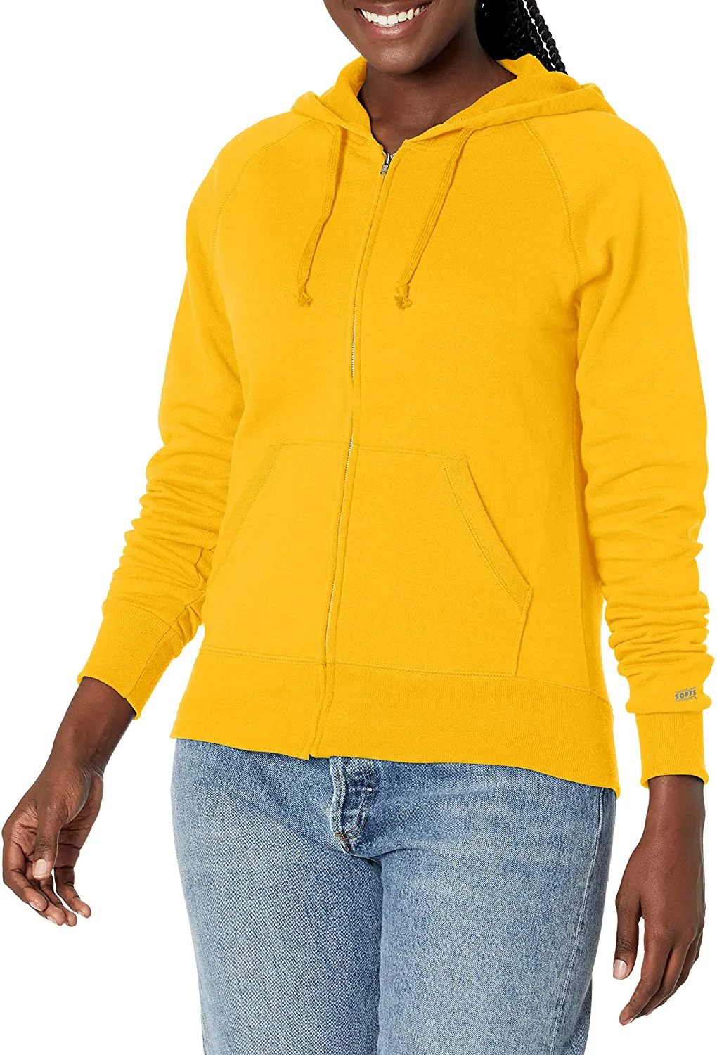 Soffe Women's Rugby Zip Hoodie