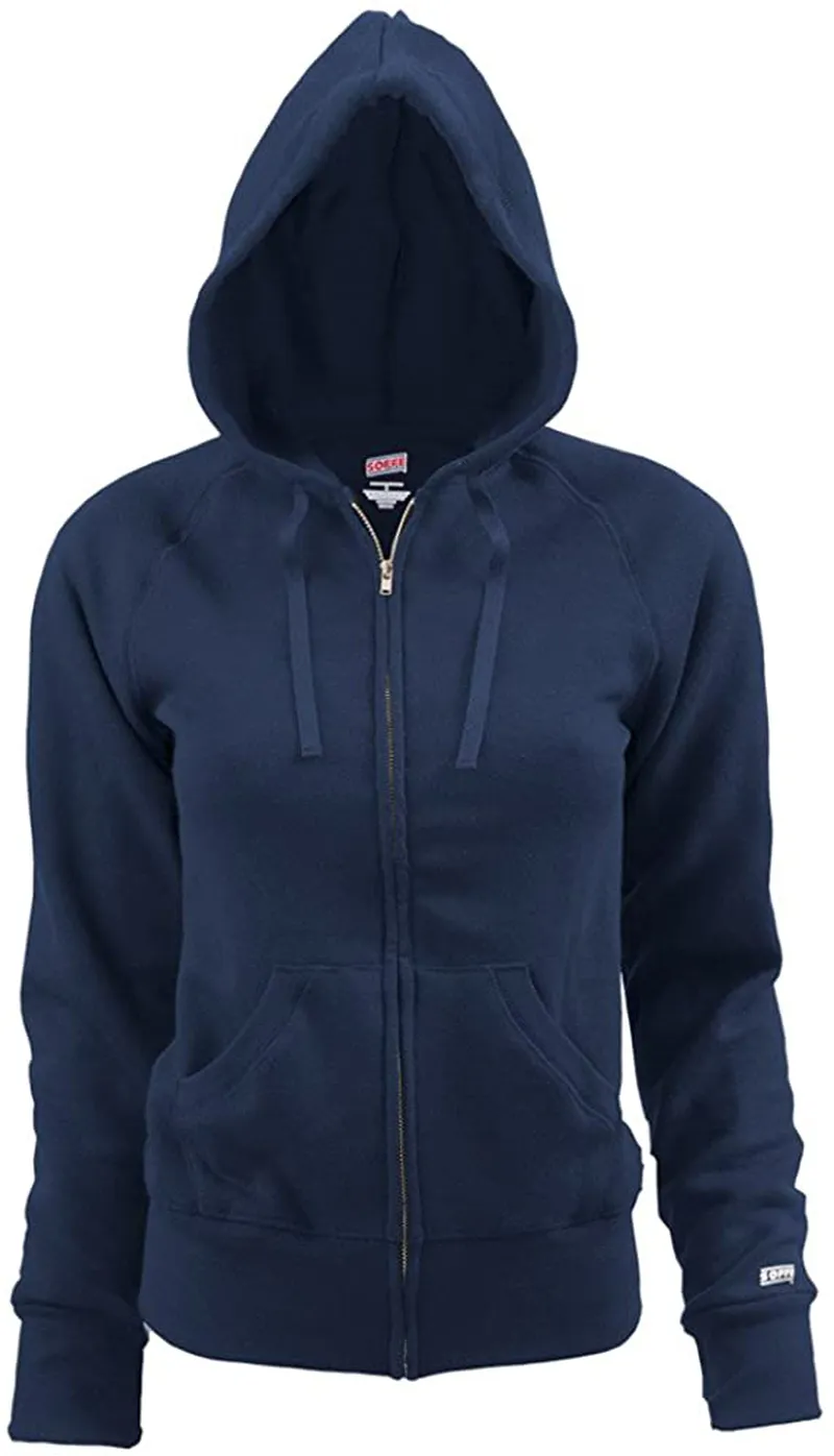 Soffe Women's Rugby Zip Hoodie