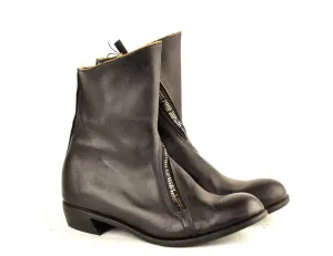 Spiral Zip boot  |  Cordovan overdye