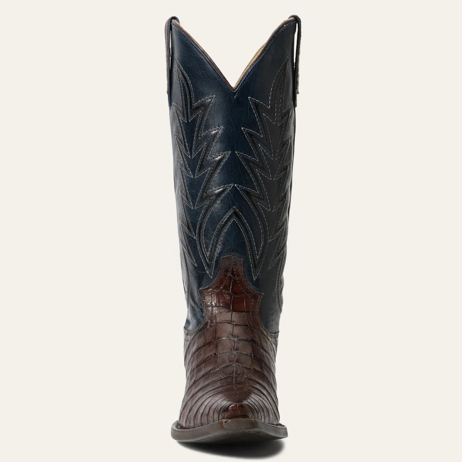 Stetson Brown Women's Adi Caiman Snip Toe Boot 4333