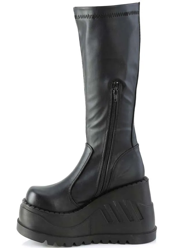 STOMP-200 [Black] | PLATFORM BOOTS [PREORDER]