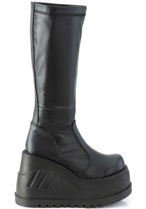 STOMP-200 [Black] | PLATFORM BOOTS [PREORDER]