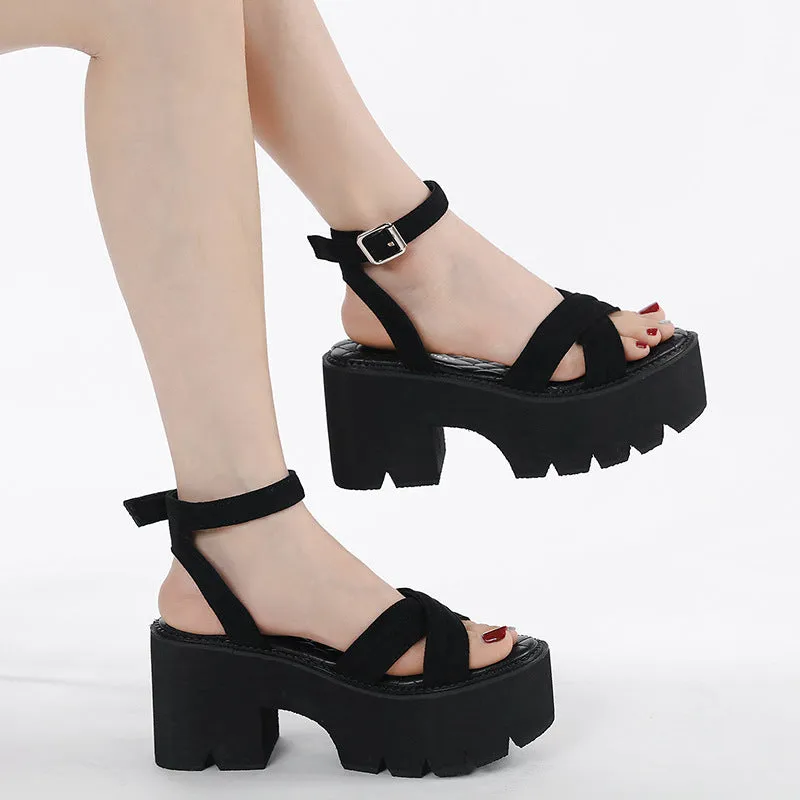 Summer Thick Platform High-heeled Sandal