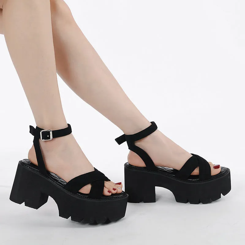 Summer Thick Platform High-heeled Sandal