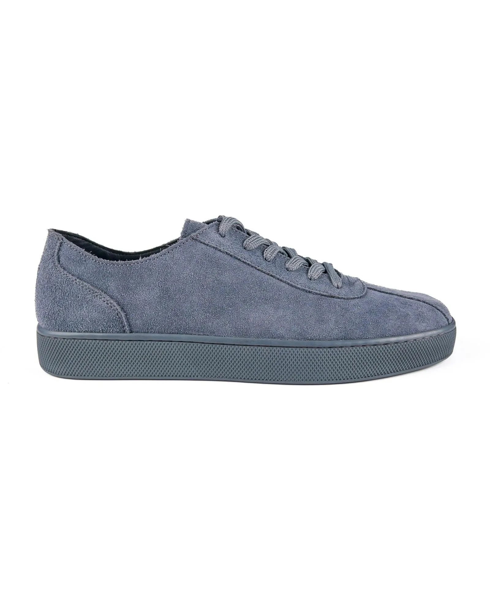 T-Scrambler Gray Genuine Suede Leather Men's Sports Sneaker