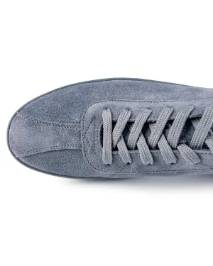 T-Scrambler Gray Genuine Suede Leather Men's Sports Sneaker