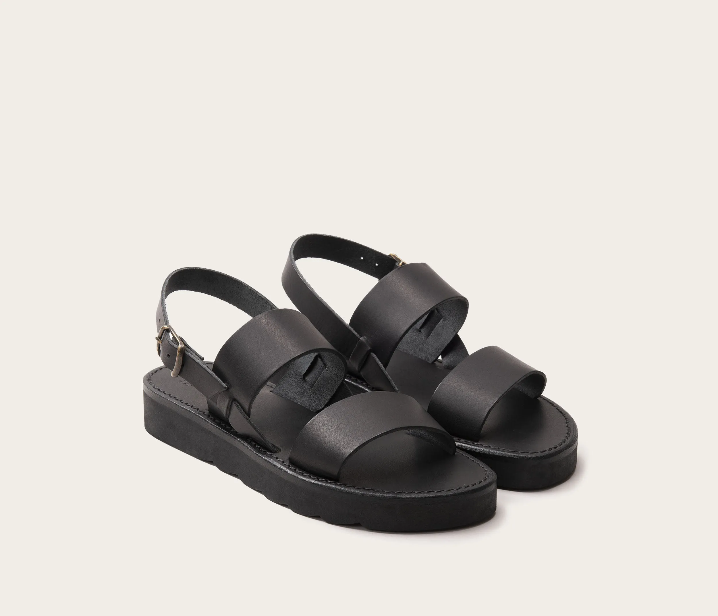 Taizé Women's Full Ebony Sandal