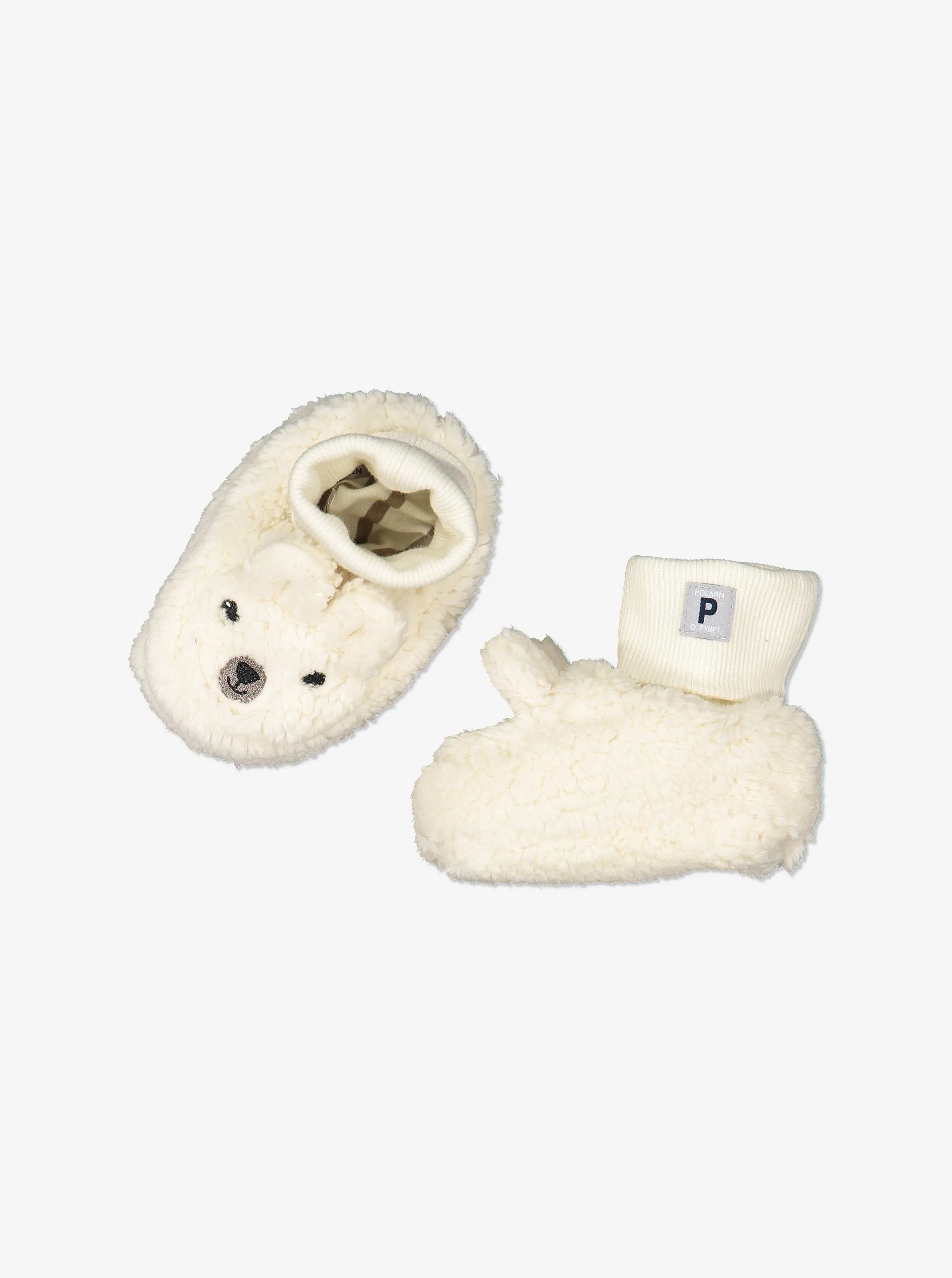 Teddy Fleece Baby Booties