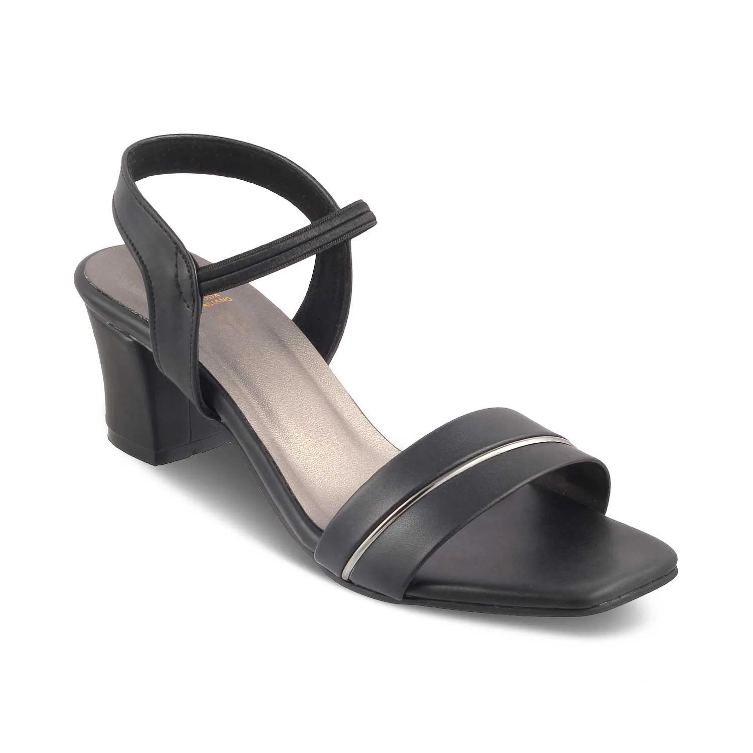 The Rachel-2 Black Women's Dress Block Heel Sandals Tresmode