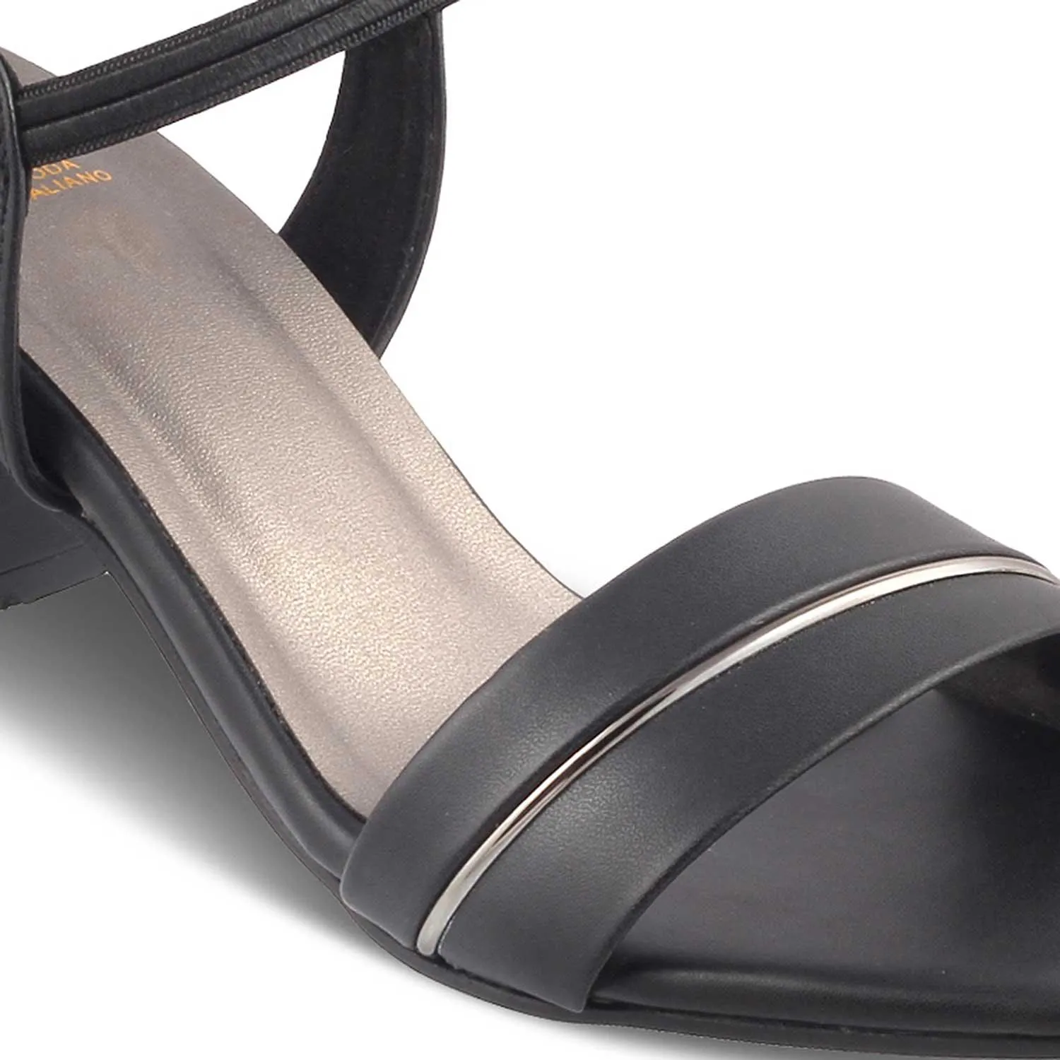 The Rachel-2 Black Women's Dress Block Heel Sandals Tresmode