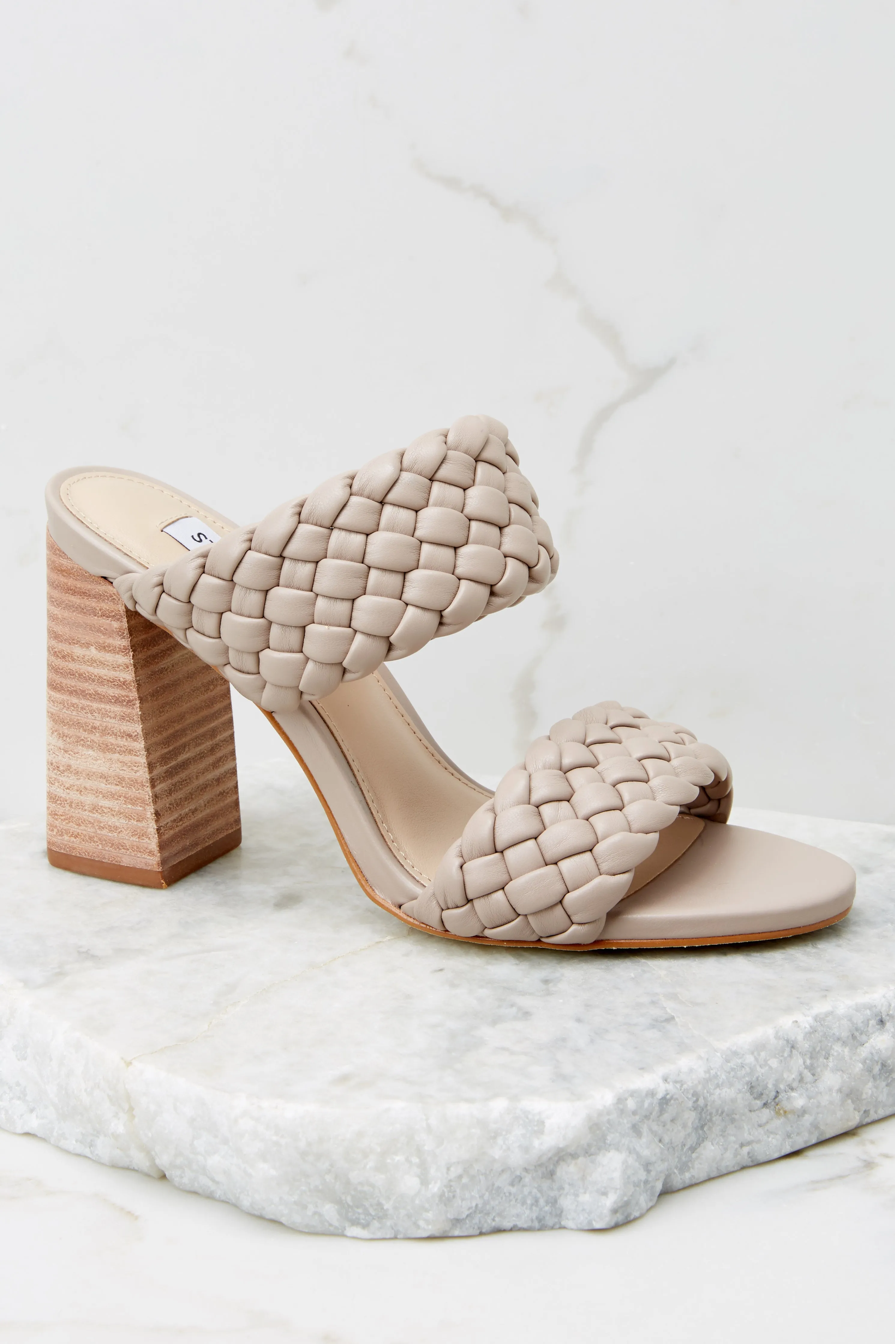 Tielo Taupe Heeled Sandal