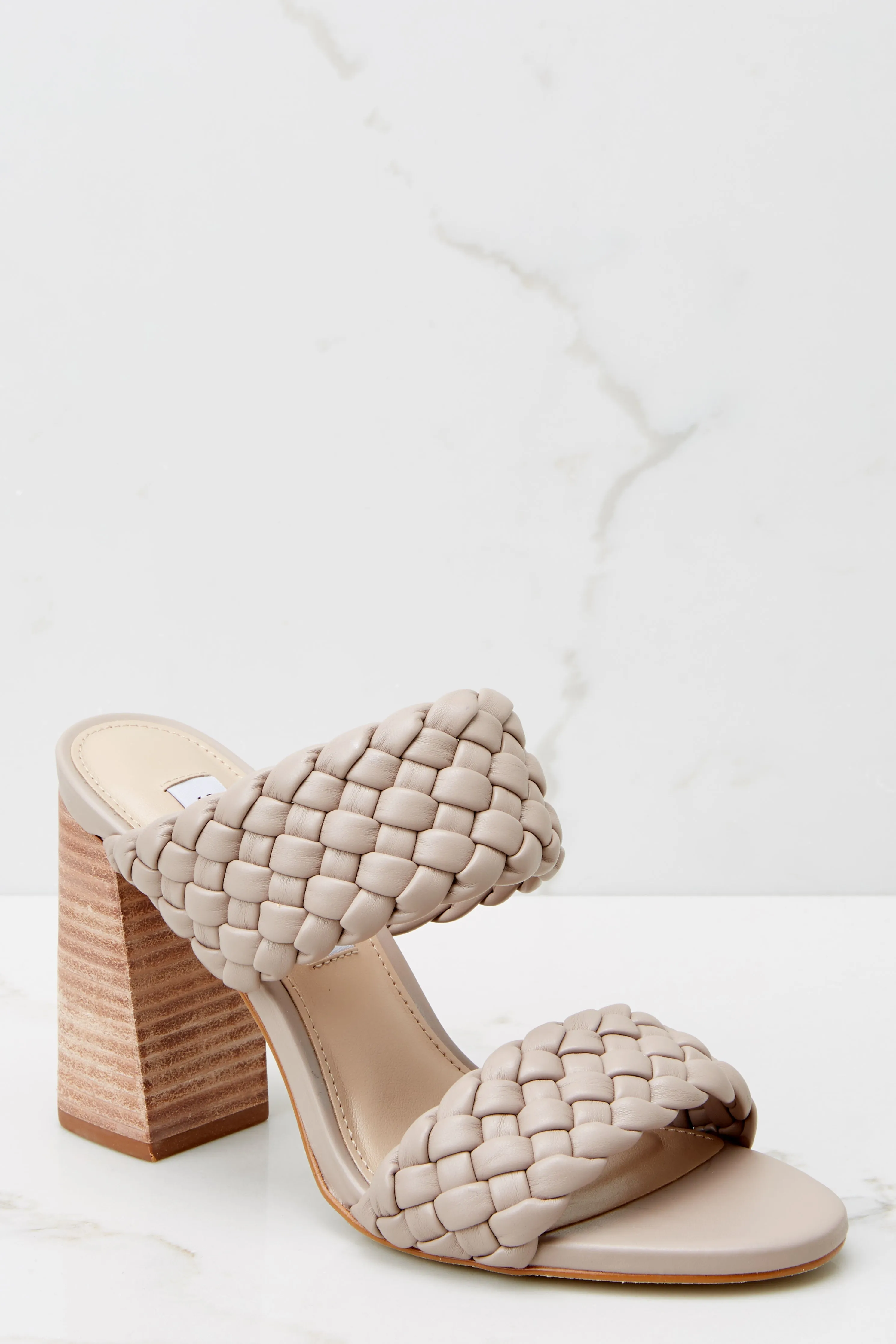 Tielo Taupe Heeled Sandal