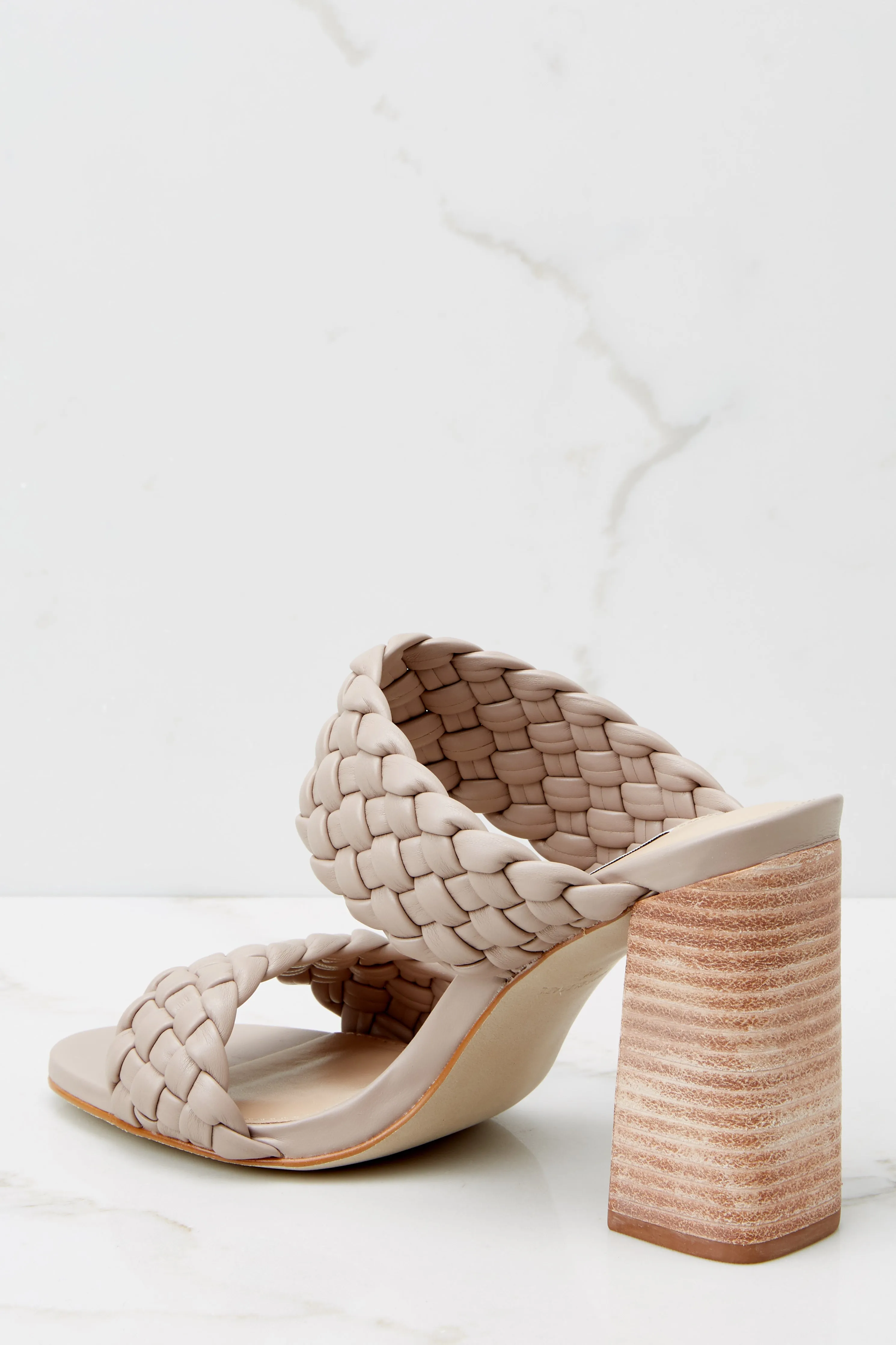 Tielo Taupe Heeled Sandal