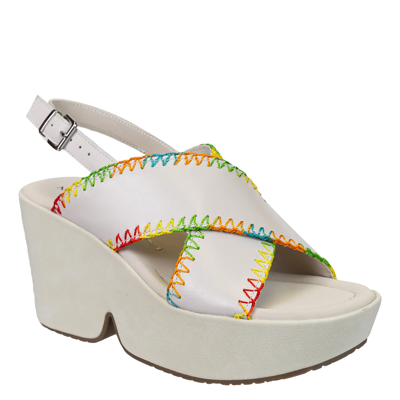 TOFINO in WHITE Heeled Sandals