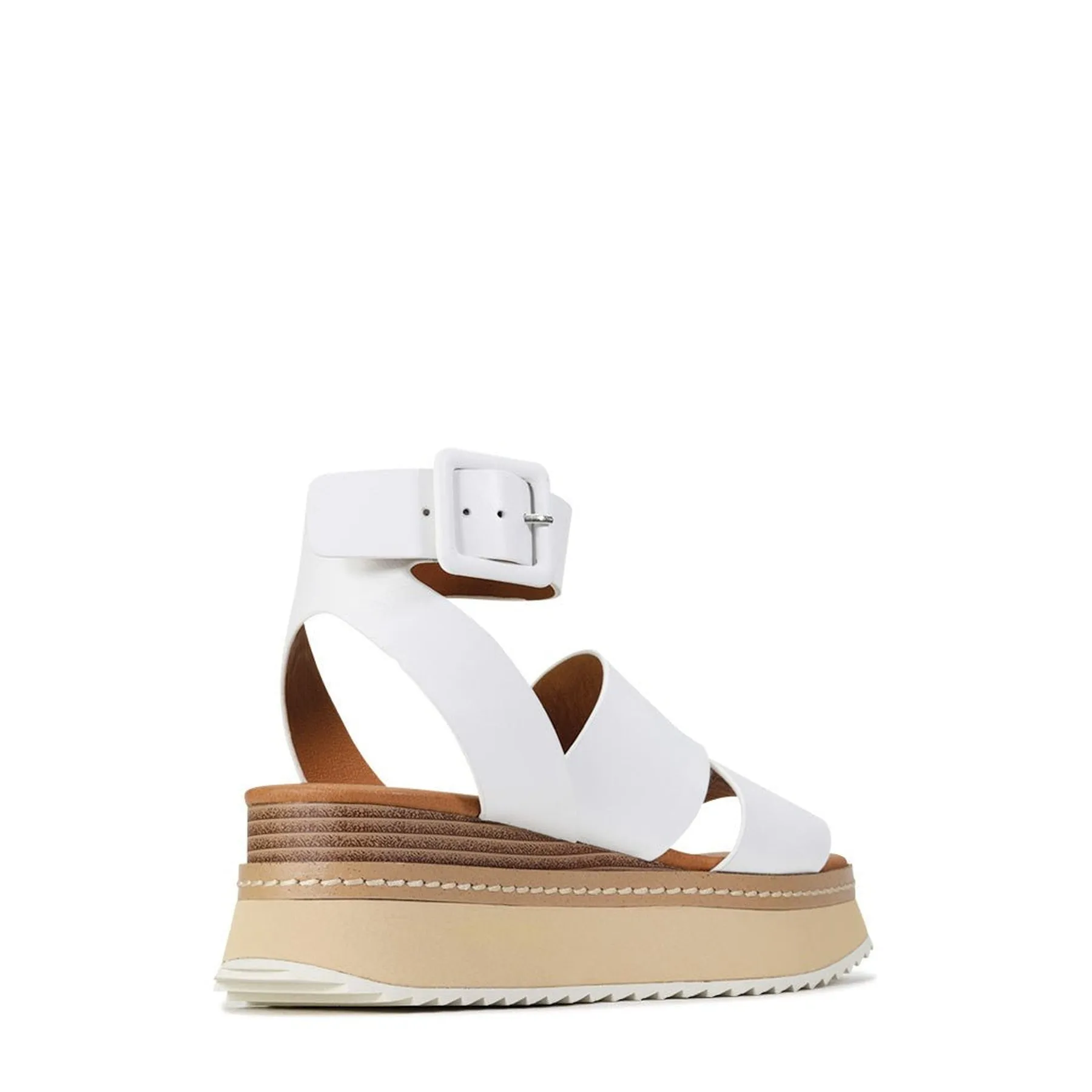 TONALITY LEATHER PLATFORM SANDALS