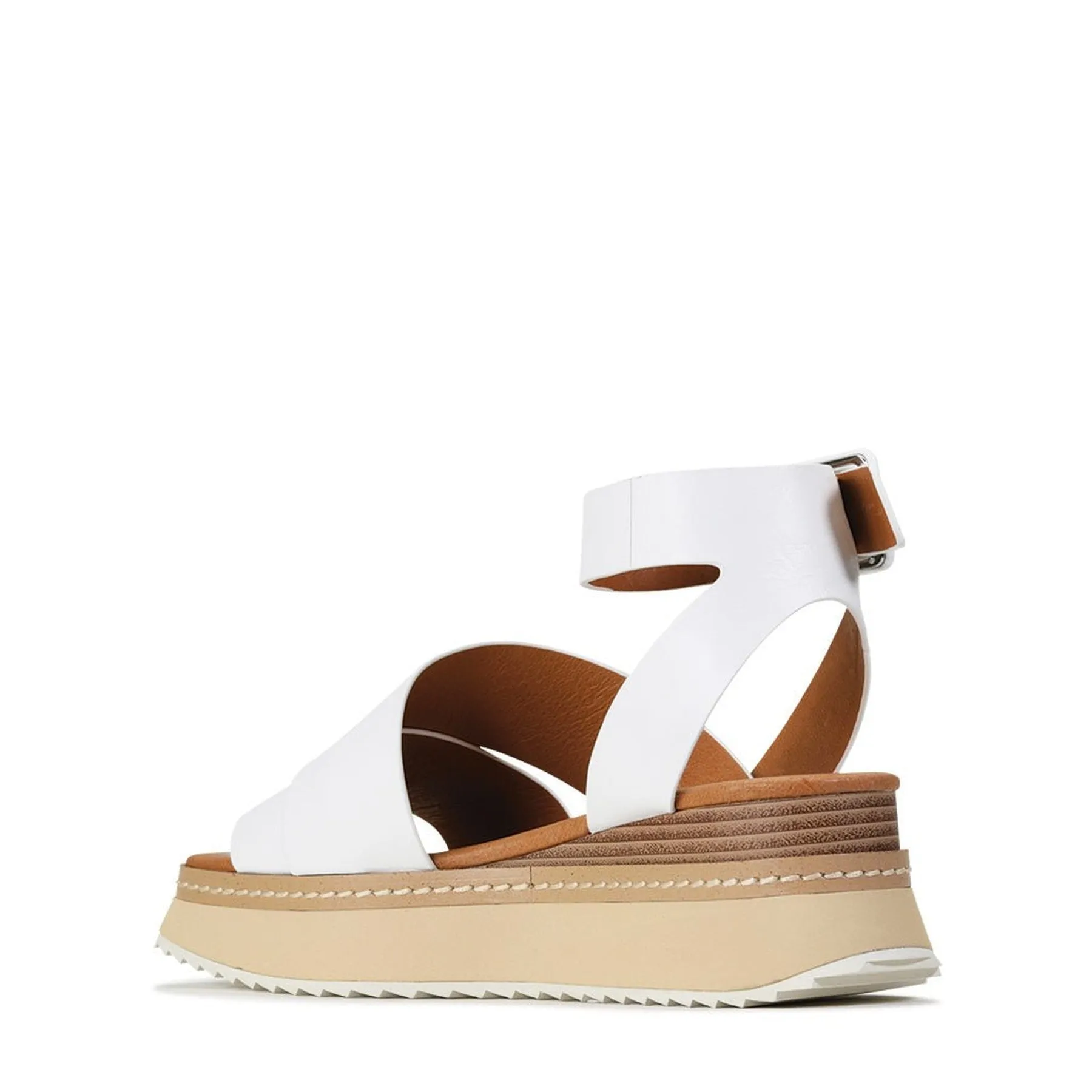 TONALITY LEATHER PLATFORM SANDALS