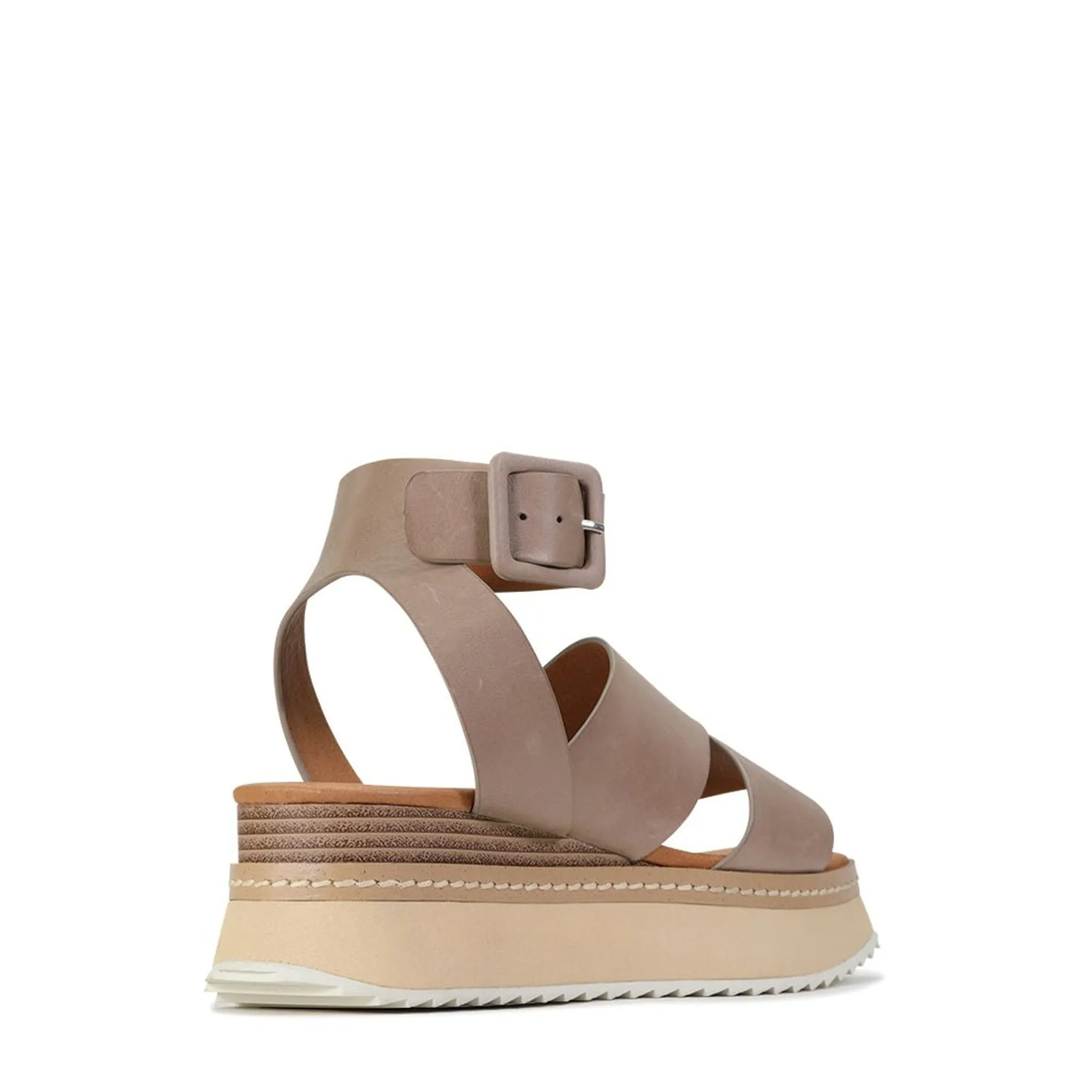 TONALITY LEATHER PLATFORM SANDALS