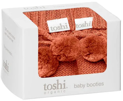 Toshi Organic Booties Marley Saffron