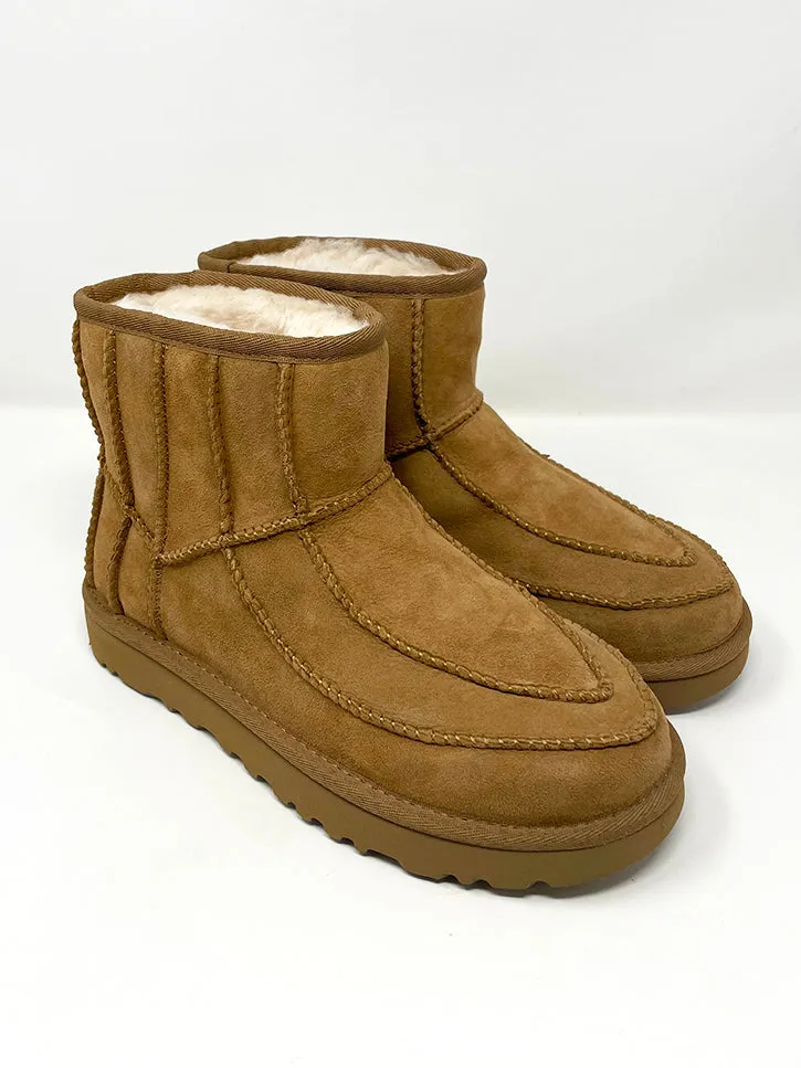 Tschabalala Self x UGG Classic Mini Repeated, Chestnut