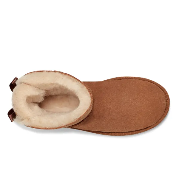 UGG Women's Mini Bailey Bow II Chestnut