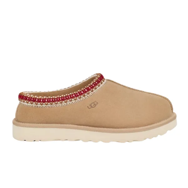 UGG Women's Tasman Slipper Sand/Dark Cherry