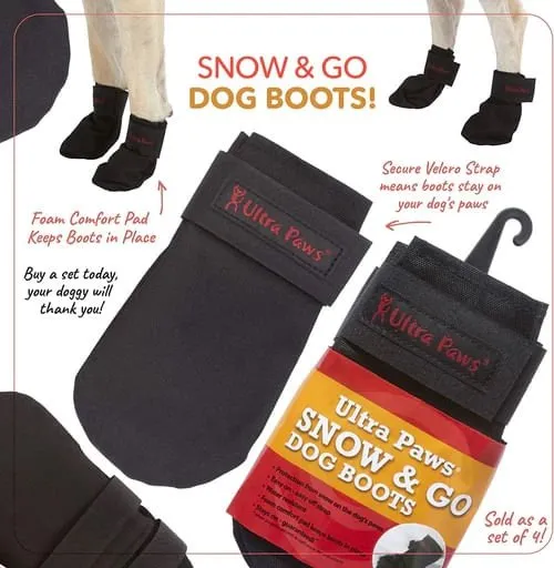 Ultra Paws Durable Dog Boots (set of 4)