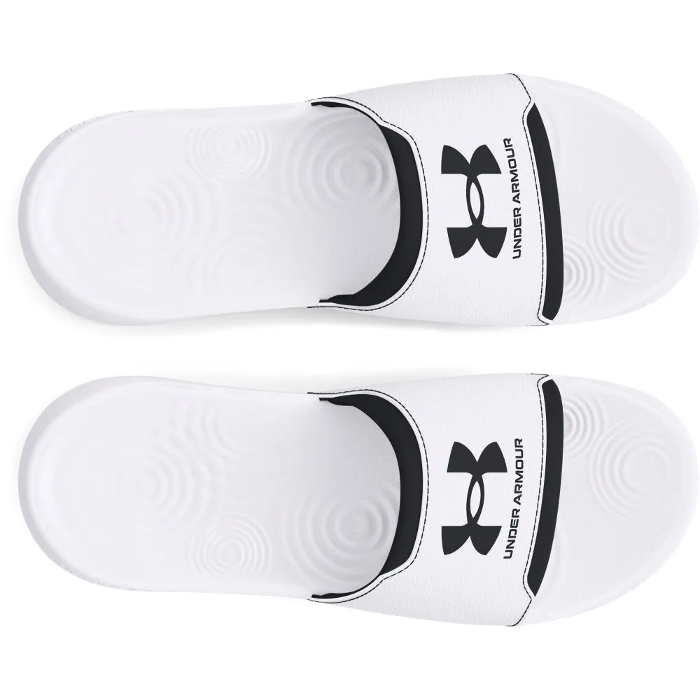 'Under Armour' Men's Ignite Select Slide Sandal - White / White / Black